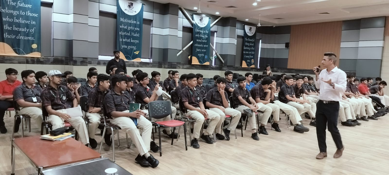 Session by an expert on changes during adolescence