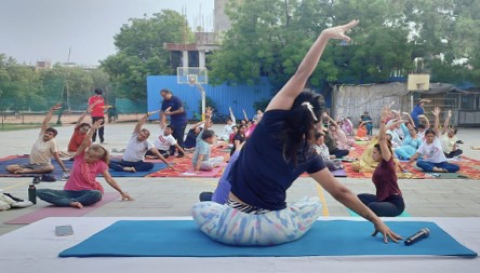 International Day of Yoga session