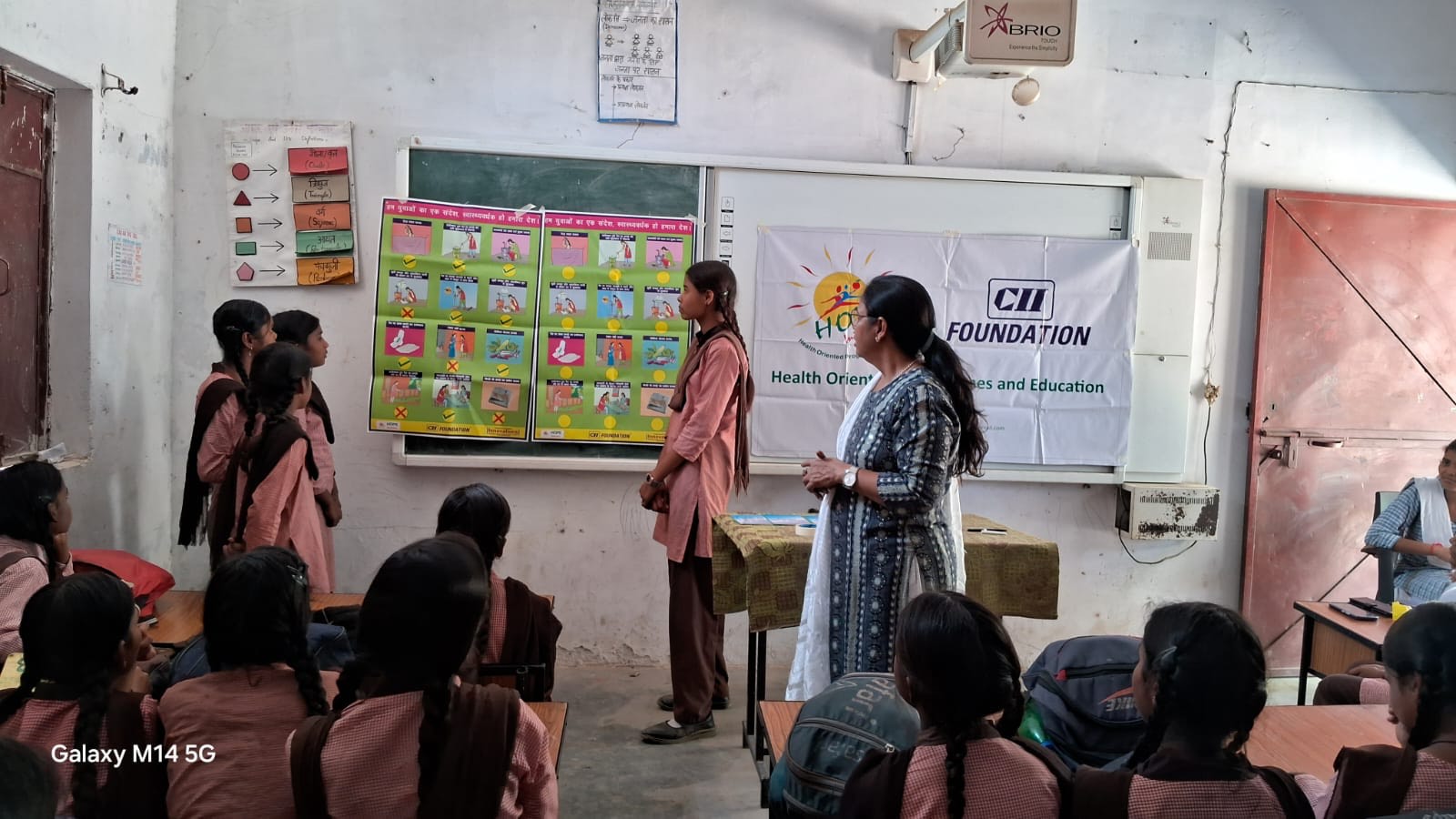 Session on Menstrual Hygiene at Govt. UPS Banthra
