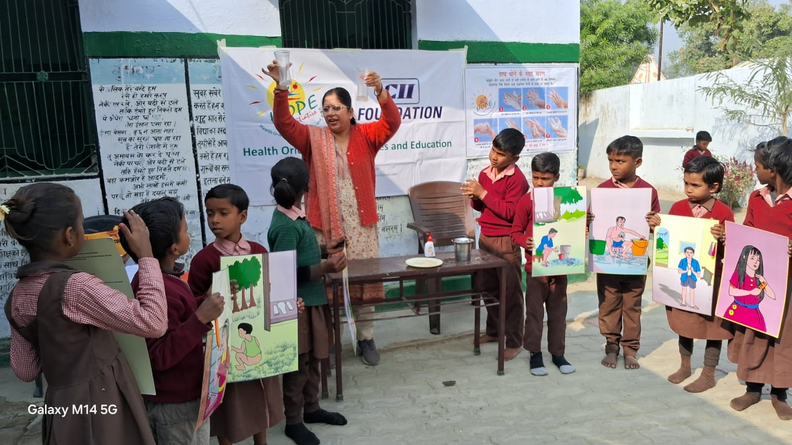 Session on Sanitation at Govt. Primary School, Bindaua
